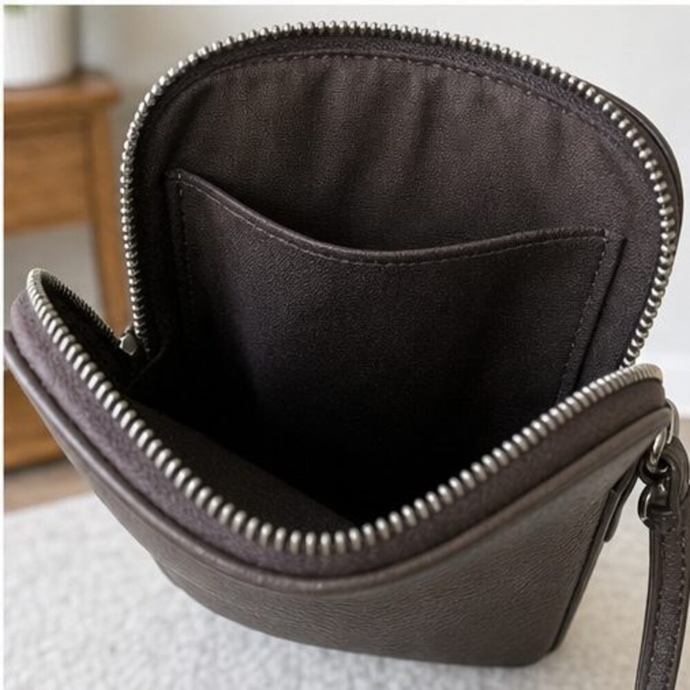 Sage Pebbled Crossbody Bag - Picture 6 of 6